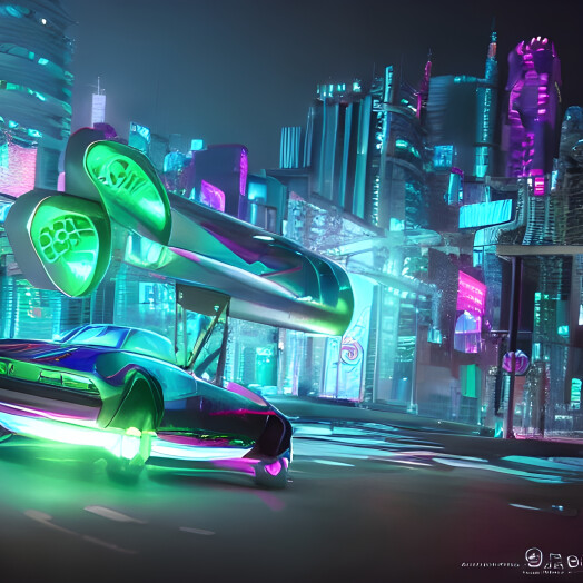 Cuda KoolAid by DeepAI.org Cyberpunk Gen AI Vertical 'Expert'