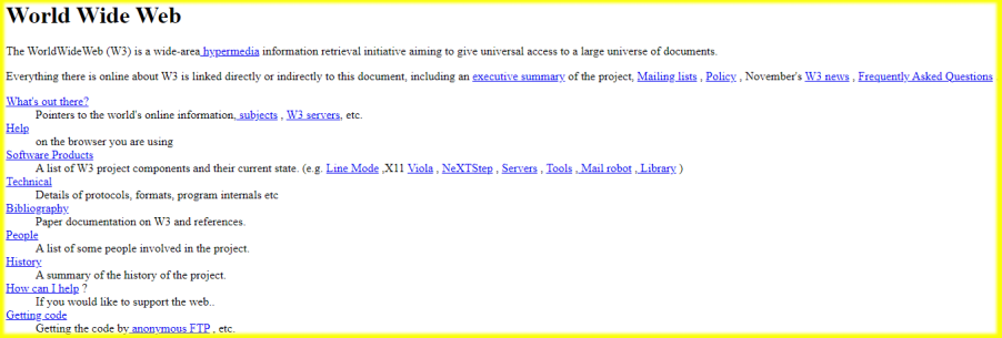 the first website ever