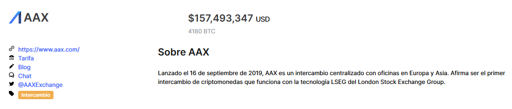 AAX exchange