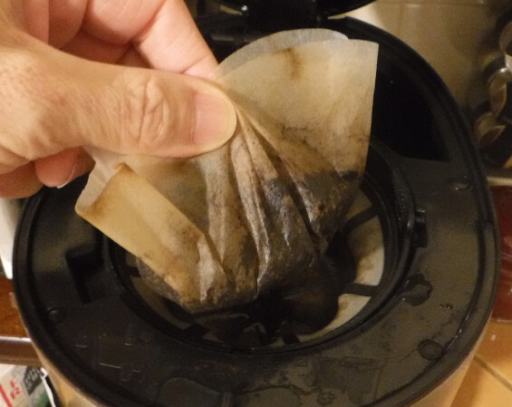 Paper Coffee Filter Removal