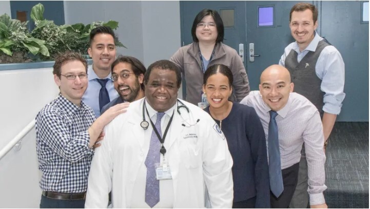 Dr. Mahoney with colleagues