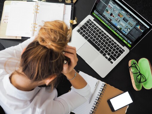 Stressed-out Women