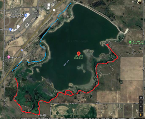 Barr Lake Map
