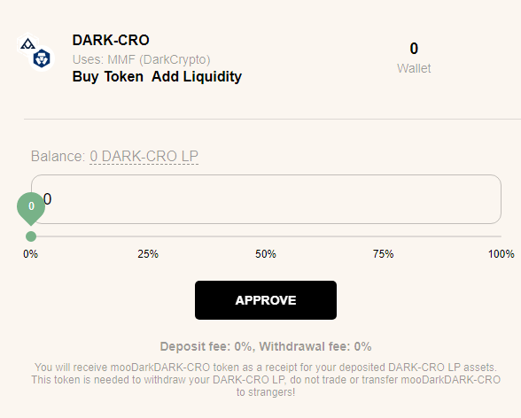 DARK CRO LP