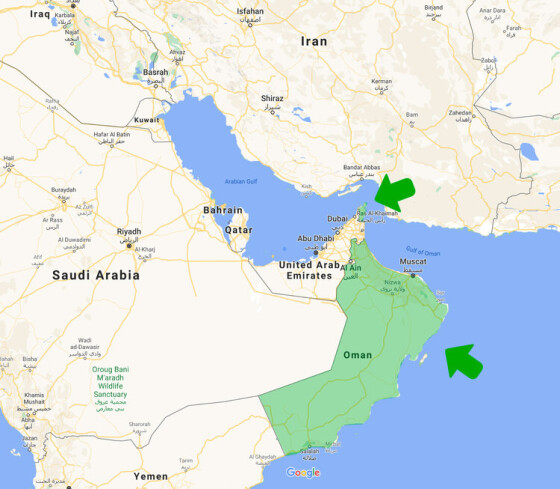 Oman map