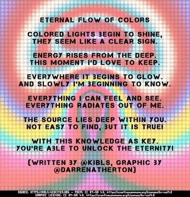 Eternal flow of colors