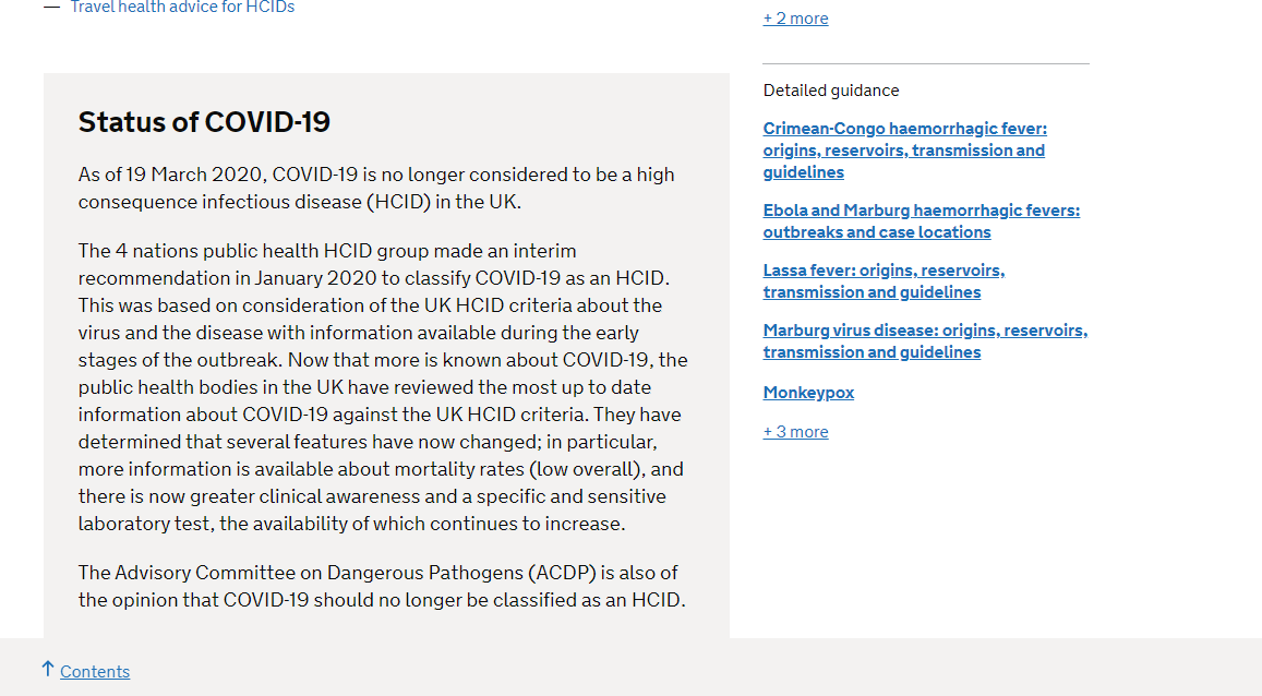 Covid-19 Status 19th March 2020