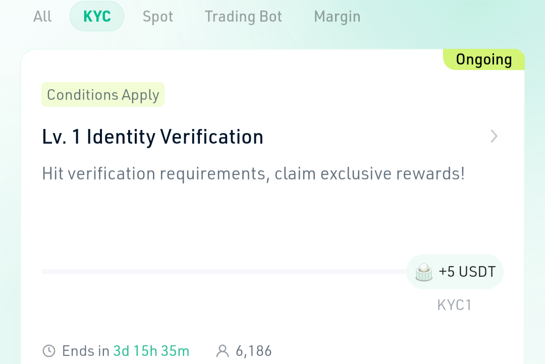 KuCoin Annouce Reward for Completing KYC