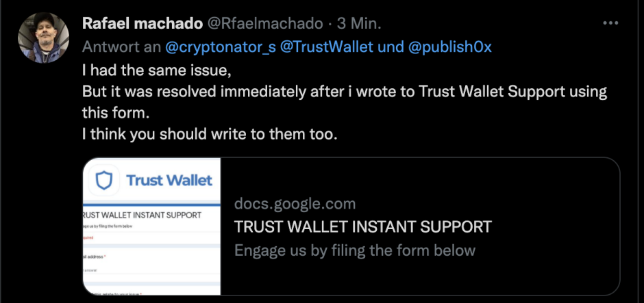 scam reply Twitter