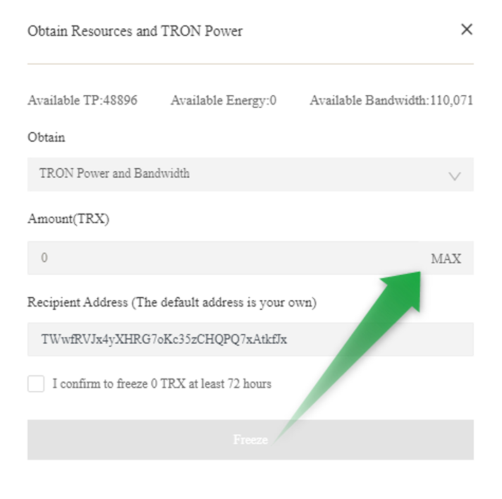 trx staking