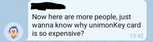 why is unimonKey expensive?