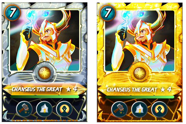 Chanseus the Great, in Standard and Gold Foil
