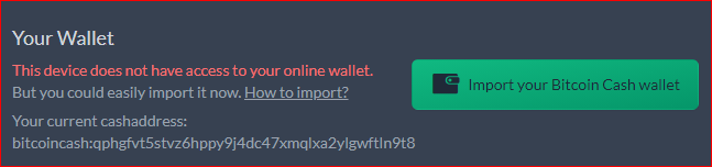 My new Log in