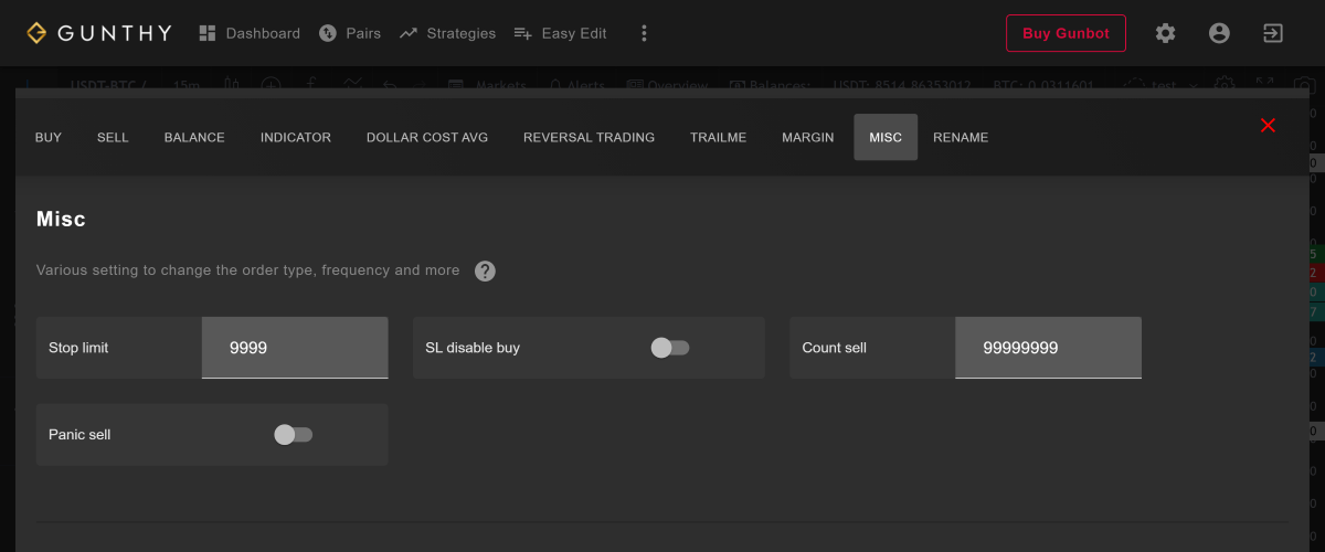 Gunbot stop-limit feature on GUI