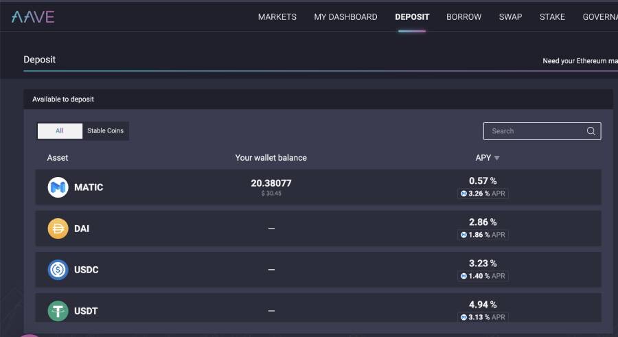 crypto, defi, blockchain, aave, dex