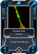 Draxos axe alien worlds