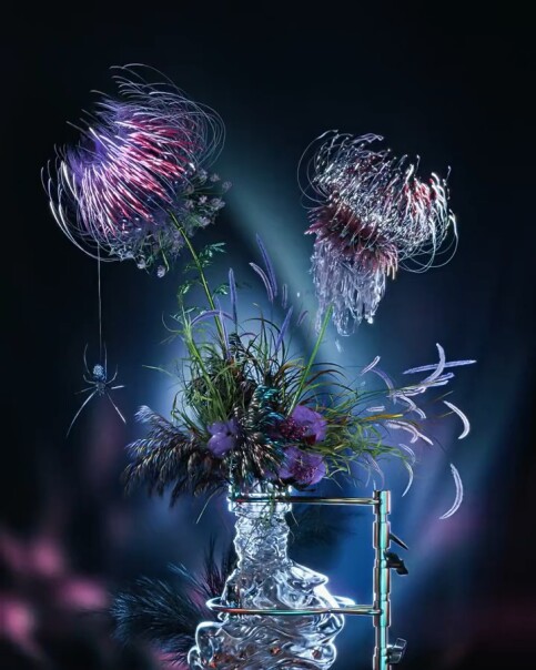 Floral work of art
