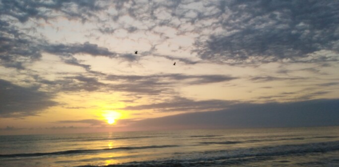 Iran nature, beach, sunrise