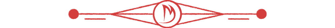 The Official DM's red divider.