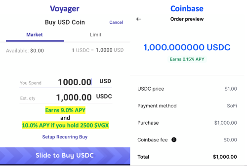 Comparing Top 10 Market Cap Digital Assets On Coinbase And Voyager