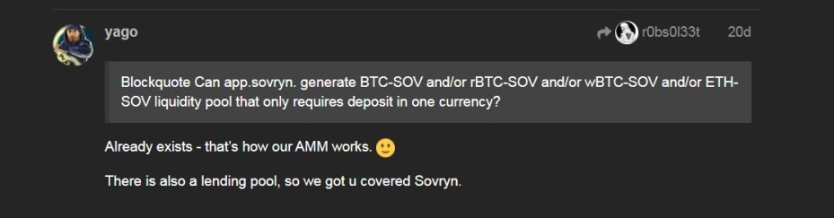 sovryn AMM
