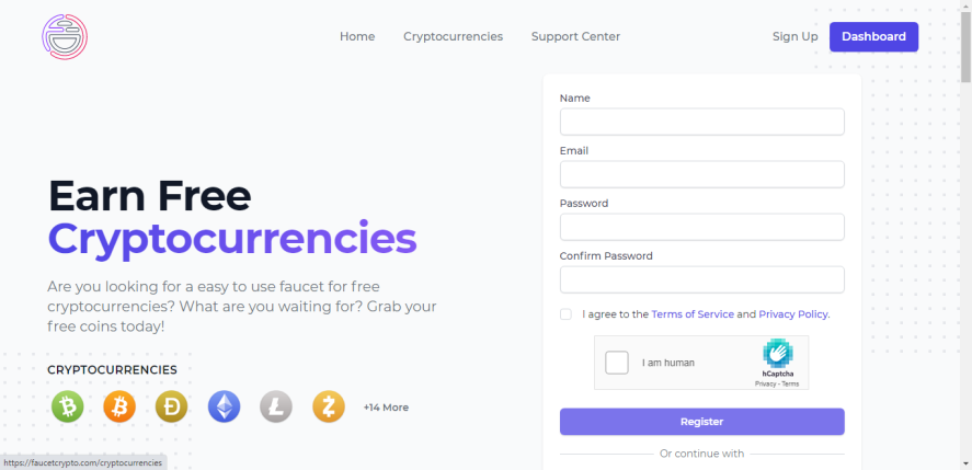 Faucet Crypto