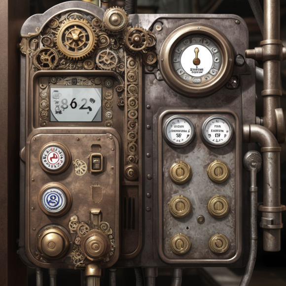 Steampunked Tokenized GenAI Assistant User Interface