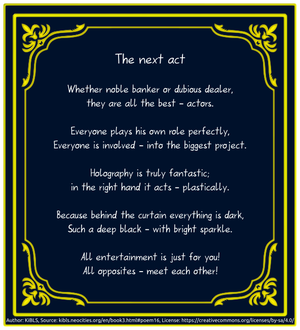 The next act