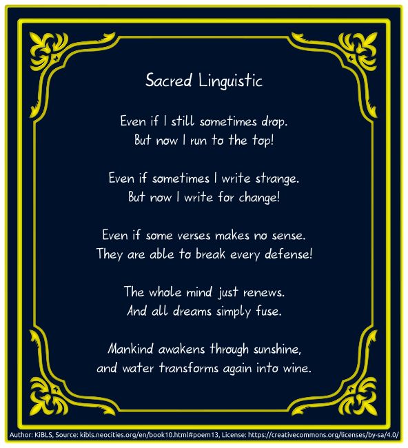 Sacred Linguistic