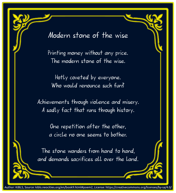 Modern stone of the wise