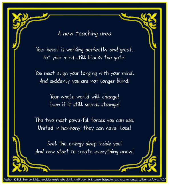 A new teaching area
