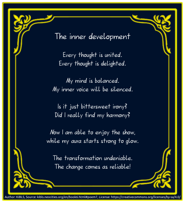 The inner development