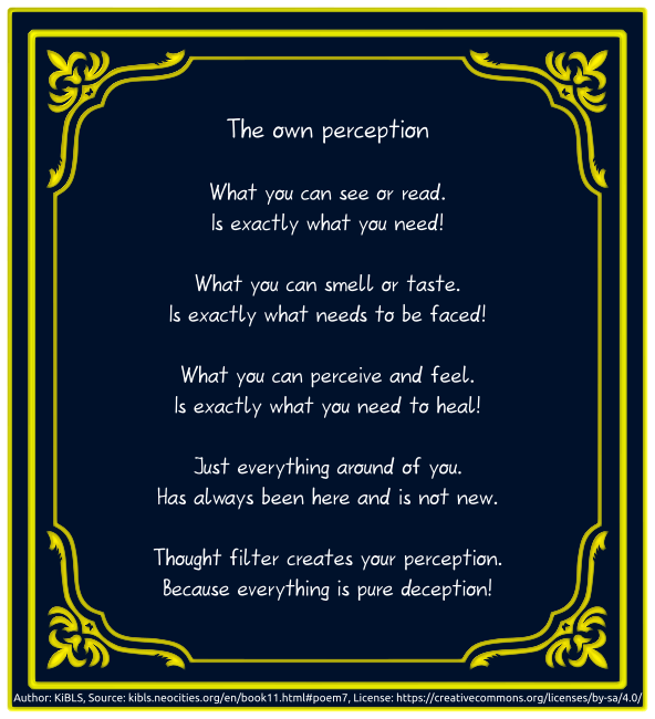 The own perception