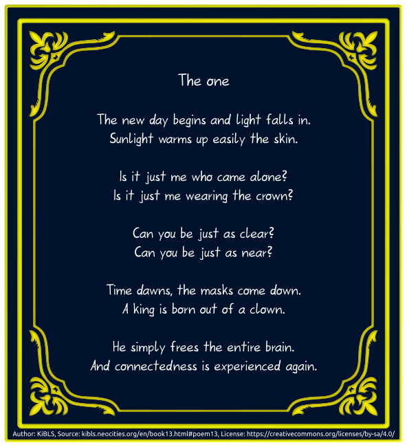The one