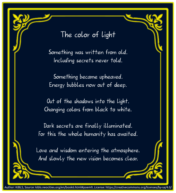 The color of light