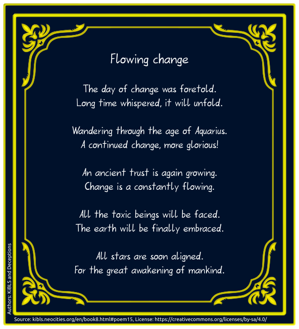 Flowing change