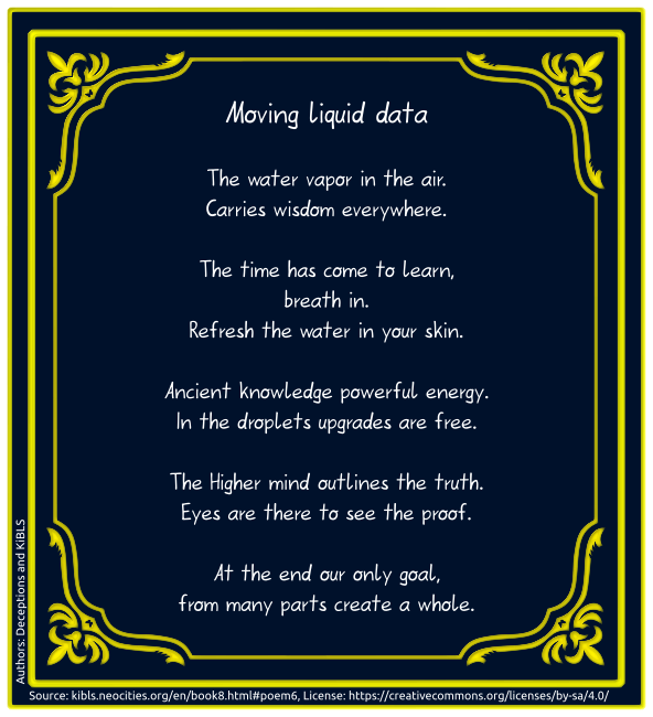 Moving liquid data