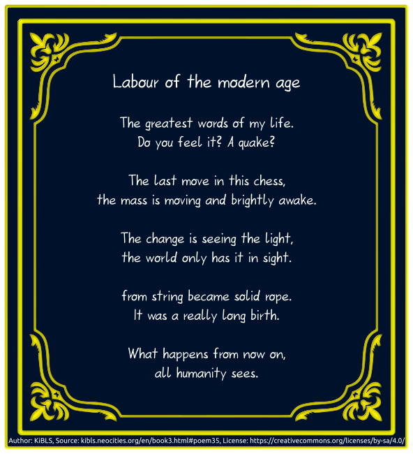 Labour of the modern age