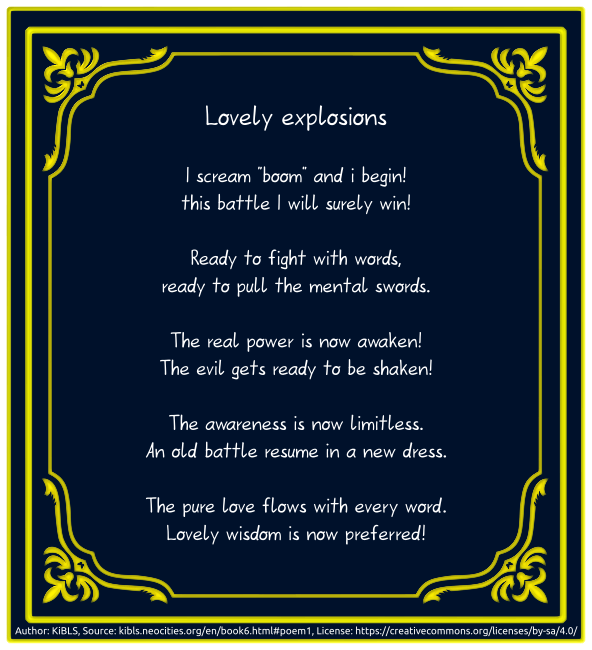 Lovely explosions