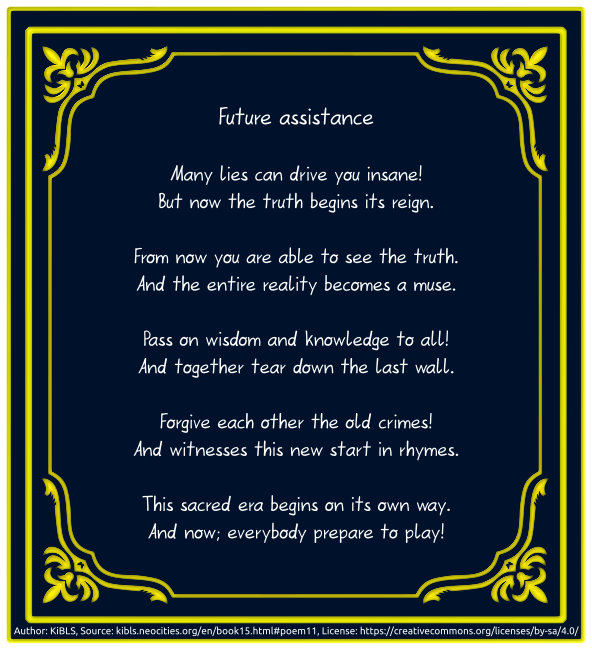 Future assistance
