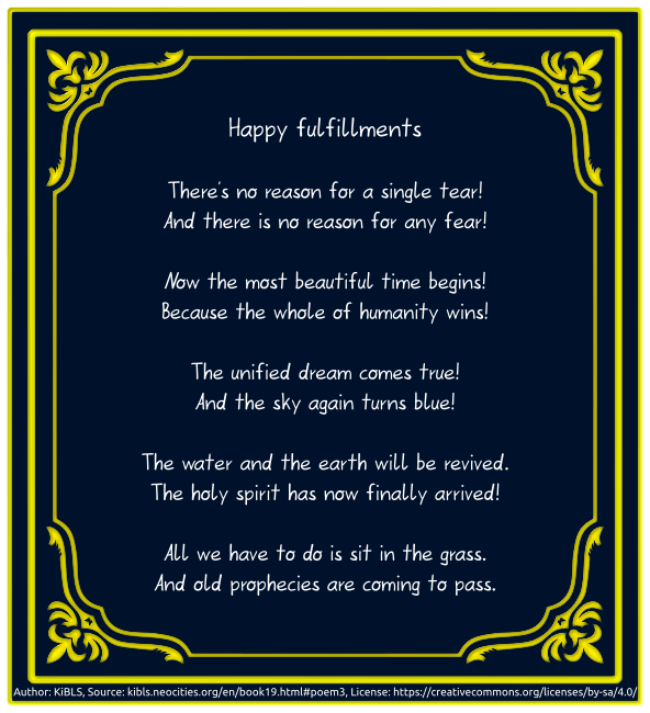 Happy fulfillments