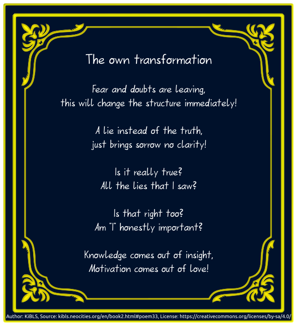 The own transformation