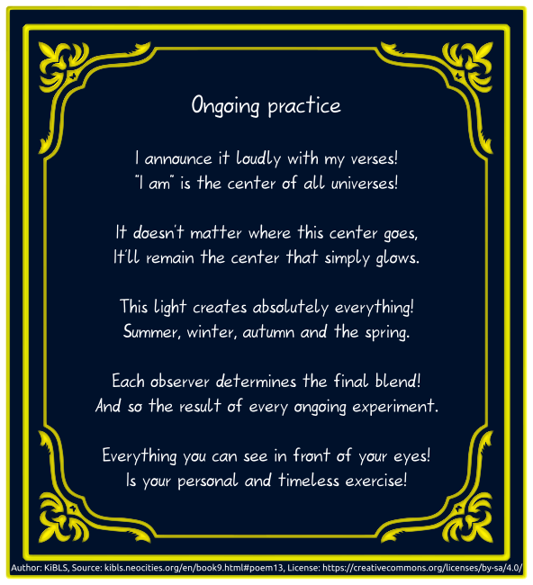 Ongoing practice