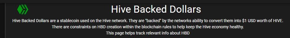 stablecoin crypto hbd hive blockchian