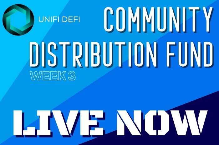 Week 3 of the UNIFI DeFi CDF LIVE NOW