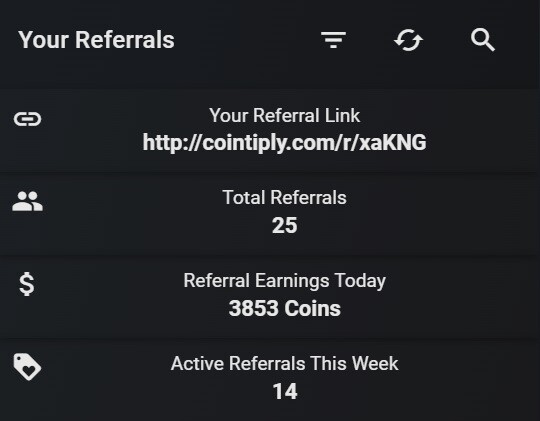 Referral Cointiply