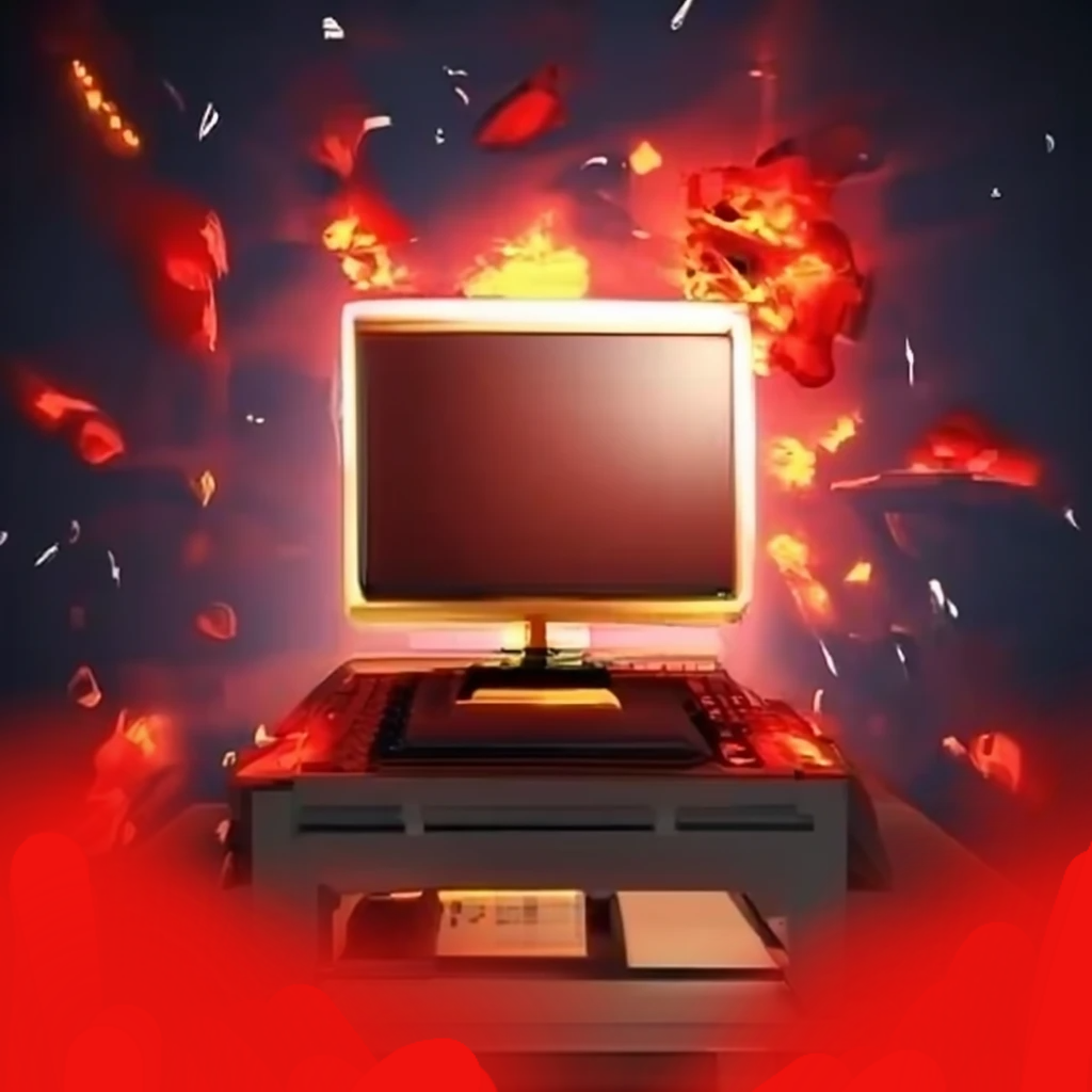 Exploding PC by Along Tusk