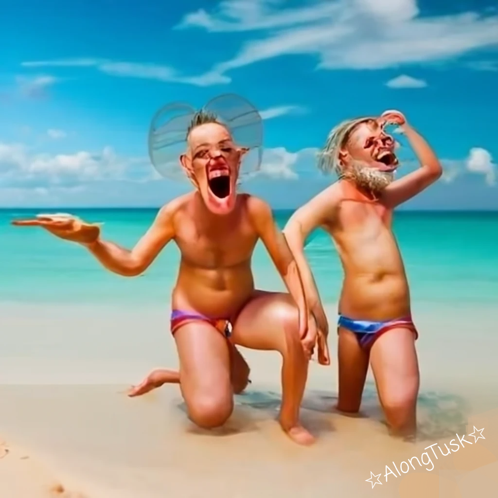 Disturbing Beach Bums by Along Tusk
