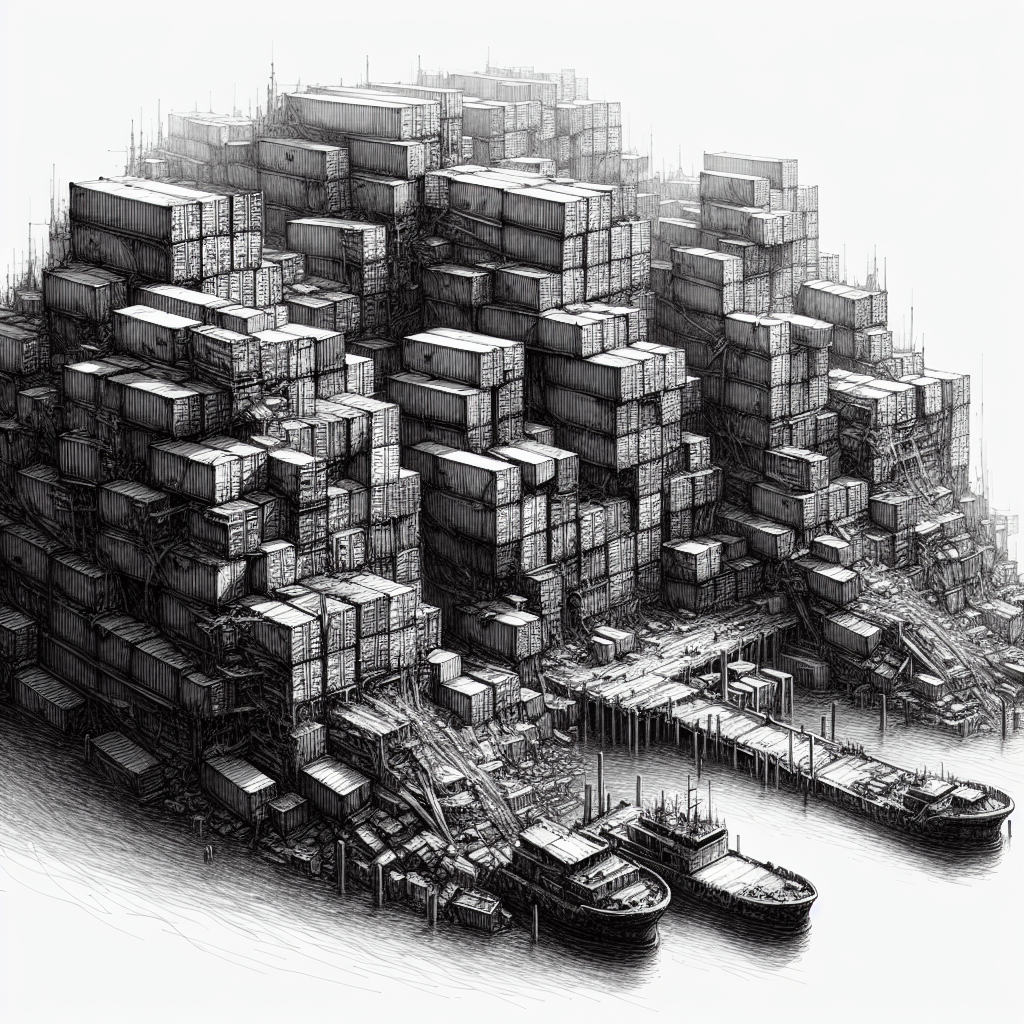 Dilapidated harbor