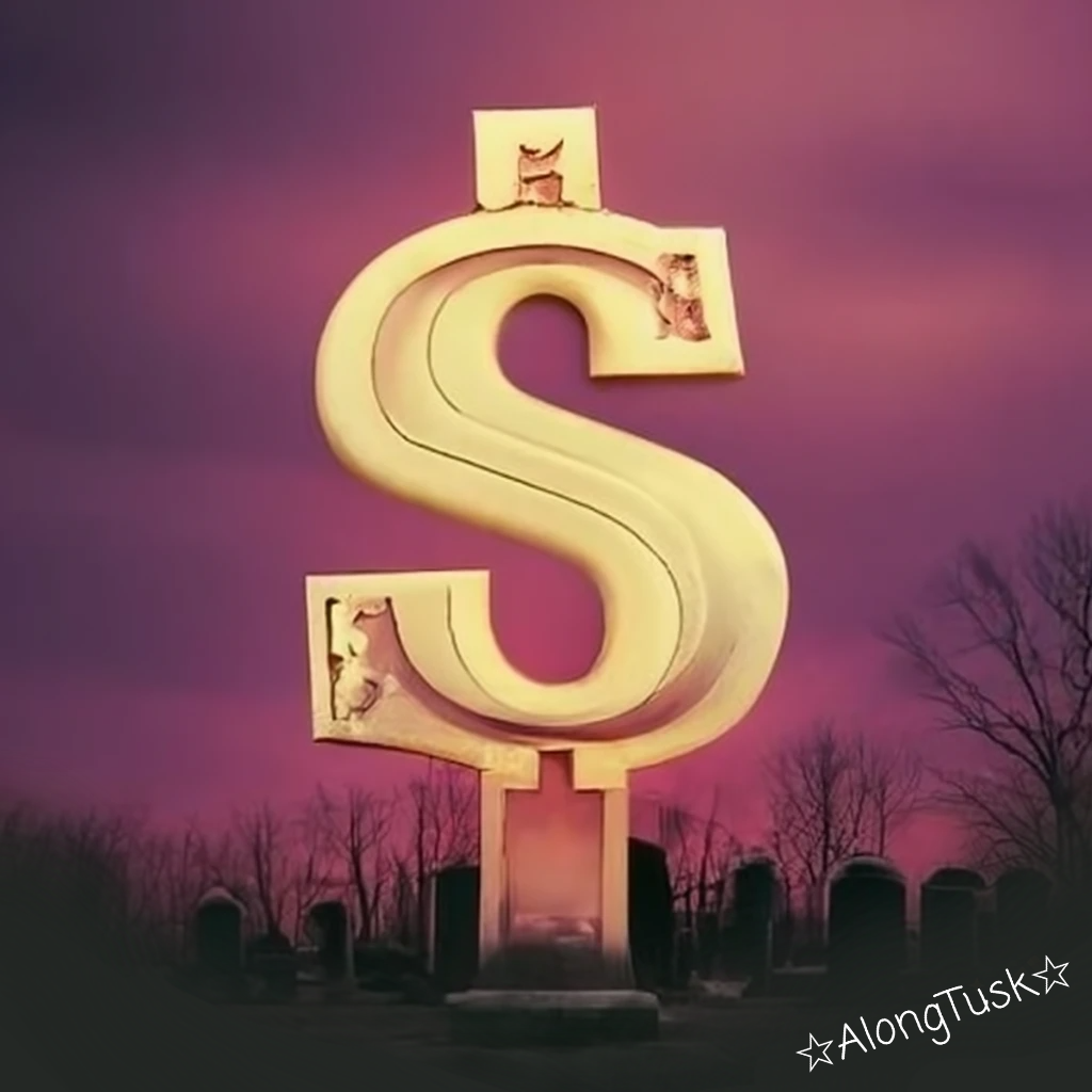 Dollar Cemetery by Along Tusk